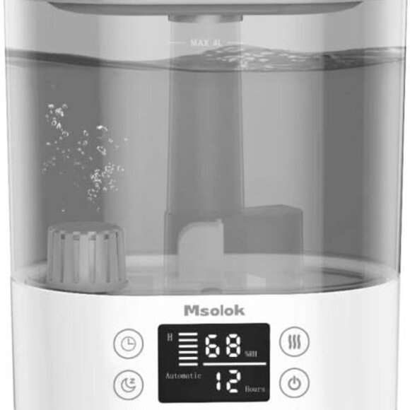 Humidifiers for Bedroom and Home & Baby - 4L Cool Mist Air Humidifiers for Plant